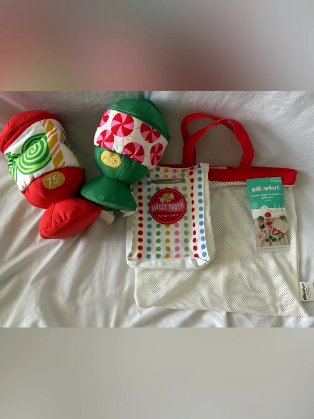 PILLOWFORT BREAKFAST & CANDY SHOP INTERACTIVE PLAY SET LOT 2 NEW NWT